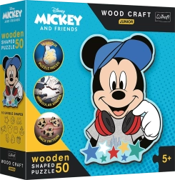 Wooden Puzzle In Mickey's World 50 Pieces