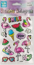 Holografiniai lipdukai Smile – vaivorykštės efektas