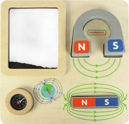 Masterkidz Magnetic Educational Board with Compass Montessori