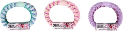 Zansot Hair Ties – elastic, multicolored, 4 pcs with pouch