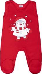 Baby cotton footed romper New Baby Winter Penguin 74 (6–9 months)