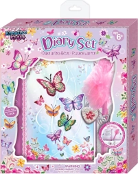 Slaptas dienoraštis su užraktu ir puošnia pieštuku