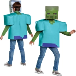 Vaikiškas „Minecraft“ zombio kostiumas 110–122 cm (4–6 m.) nuo Disguise