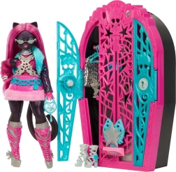 Monster High Vaiduokliški paslaptys Catty Noir – žaislas su spinta ir staigmenomis