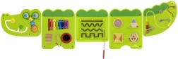 Medinė sieninė aktyvioji lenta Krokodilas Junior