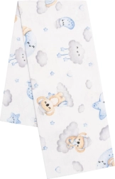 Flanelinė sauskelnė su spauda New Baby koala mėlyna