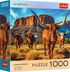 Trefl dėlionė Longhorns 1000 dalių