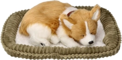Kvėpuojantis CORGI šuniukas – realistiškas pliušinis žaislas