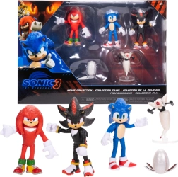 SONIC THE HEDGEHOG 3 figūrėlių rinkinys – 5 dalių kolekcinis rinkinys