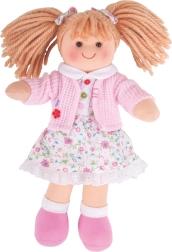 Bigjigs Toys lėlinė medžiaginė lėlė Poppy 28 cm