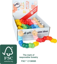 Flexible Wooden Caterpillar SMALL FOOT