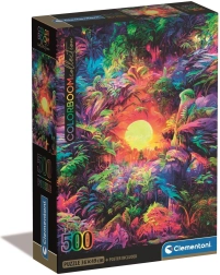 Puzzle 500 Compact – Psychedelic Jungle Dawn
