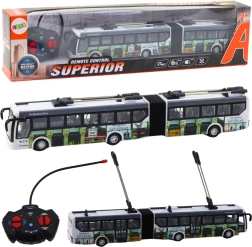 Nuotoliniu būdu valdomas miesto troleibusas su LED žibintais