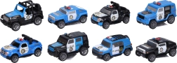 Policijos tarnybinis automobilis su atgalinio užvedimo mechanizmu 10 cm