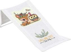 Medžiaginė vonelės gultuko atrama Wild & Free elniukas, balta