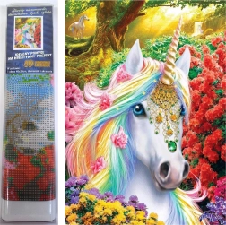 Diamond Painting – Embellished Unicorn 30 × 40 cm