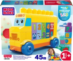 Mega Bloks linksmas autobusas su skaičiavimu