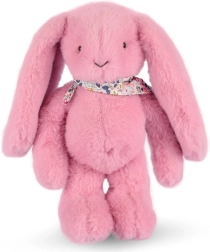 Doudou pliušinis rožinis triušiukas su skarele
