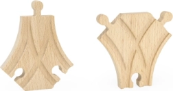 Medinės bėgių jungtys trumpa išsišakojanti 2 vnt.