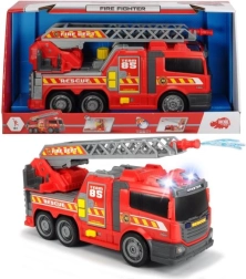 Dickie Toys interaktyvus gaisrinės automobilis su šviesomis ir garsais, 36 cm