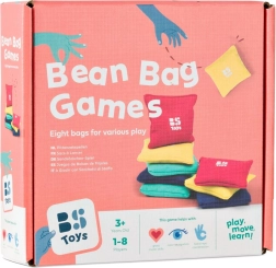 Žaidimų rinkinys su tekstiliniais smėlio maišeliais