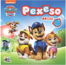 Pexeso sąsiuvinyje – Paw Patrol (Tlapková patrola), 64 kortelės, 21,5 × 21,5 cm