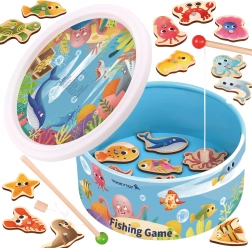 Tooky Toy magnetinis žaidimas žvejyba – medinis rinkinys