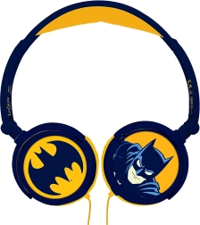 Vaikiškos sulankstomos laidinės ausinės BATMAN
