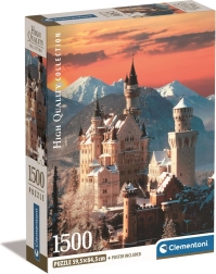 1500 dalių kompaktiška dėlionė „Neuschwanstein“