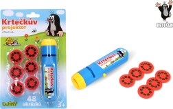 Projektorius su Krtuko paveikslėliais