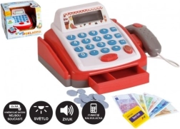 Maža vaikiška skaitmeninė kasa su priedais, šviesa ir garsu