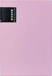 A5 PASTELINI notebook, pink, 96 sheets, matte lamination