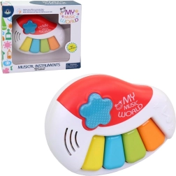 Elektroninis pianinas su baterijomis