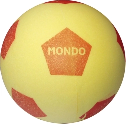 Mondo minkštas porolono futbolo kamuolys, geltonas, 20 cm