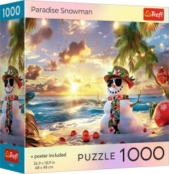 Trefl dėlionė „Sniego senis rojuje“ 1000 dalių