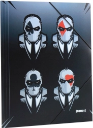 Elastinis A4 PP segtuvas Wild Cards Fortnite