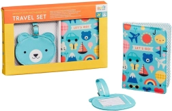 Dokumentų dėklas ir vardinė etiketė meškiukas PETIT COLLAGE