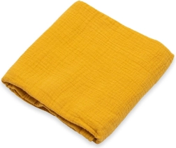 Muselininis New Baby pledas, garstyčių spalvos