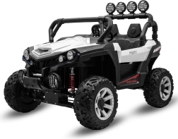 Elektrinis vaikiškas bagis Baby Mix Road 4x4 – baltas