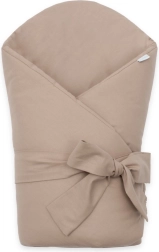 NEW BABY baby swaddle wrap 80 × 80 cm cappuccino