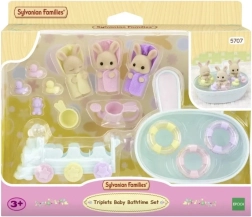Sylvanian Families trynukų maudynės – rinkinys su triušiukais ir priedais