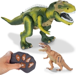 Nuotolinio valdymo dinozauras su šviesos efektais
