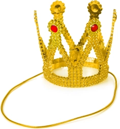 Auksinė karūnėlė su akutėmis princesėms ir karalienėms