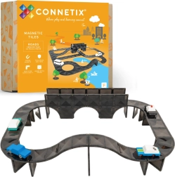 Connetix Roads Creative Pack magnetiniai keliai – kūrybinis rinkinys 48 vnt.