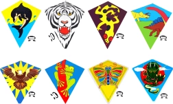 Skraidantis aitvaras su čekiška pakuote