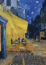 Dėlionė Art Collection – naktinės kavinės terasa, 1000 dalių