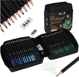 Spalvoti pieštukai dėkle, 120 vnt.