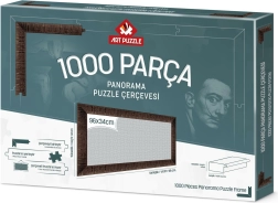 Rėmelis dėlionėms 96x34 cm rudas