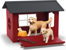 Šuns būda su auksaspalviu retriveriu Schleich Farm World