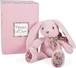 Pliušinis rožinis triušiukas 25 cm – Histoire d'Ours